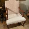 Paire de fauteuils Genois periode Louis XV recouverts de lainage – Image 5