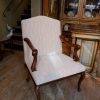 Paire de fauteuils Genois periode Louis XV recouverts de lainage – Image 12