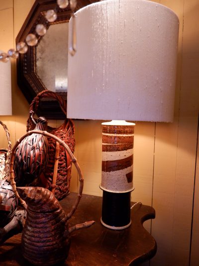 Paire de lampes en céramique par Inger Person ca.1970