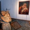 Huile sur toile St-Joseph & l'enfant Jesus - Naples XVIIIe – Image 3