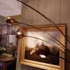 Lampadaire 5 branches orientables laiton cuivré base & en marbre ca.1970 – Image 3