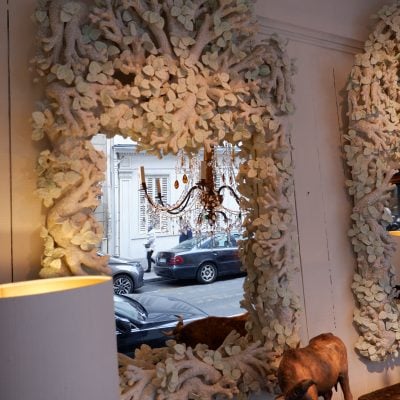 PM leaf mirror by Edouard Chevalier