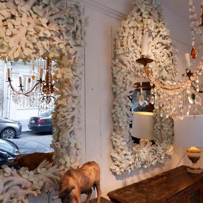 PM leaf mirror by Edouard Chevalier