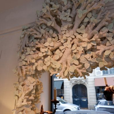 PM leaf mirror by Edouard Chevalier