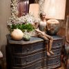 Grande commode à pans coupés  patine bleue Ca.1800 – Image 2