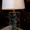 Lampe cage en laiton doré & verre par RG RIDA – Image 8