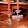 Paire de bougeoirs en verre de Murano ornés de dauphins - ca.1900 – Image 5