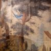 Toile peinte fin XVIIIe décor paysage pastel aux oiseaux – Image 10