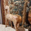 Cheval en bois sculpté et peint ca.1880 – Image 5