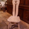 Suite de 6 chaises à haut dossier en chêne clair brut ca.1960 – Image 16