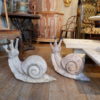 Escargot -décor de jardin en ciment ca.1950