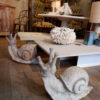 Escargot -décor de jardin en ciment ca.1950 – Image 6