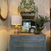 Commode à trois tiroirs patine bleue - France XIXe