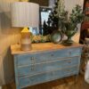 Commode à trois tiroirs patine bleue - France XIXe – Image 2