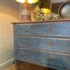 Commode à trois tiroirs patine bleue - France XIXe – Image 4