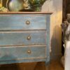 Commode à trois tiroirs patine bleue - France XIXe – Image 3