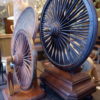 Piece de maitrise de compagnon "roue de carrosse en bois" et métal ca.1880 – Image 2