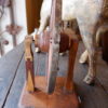 Piece de maitrise de compagnon "roue de carrosse en bois" et métal ca.1880 – Image 6