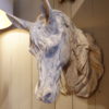Tête de cheval en zinc fin XIXe – Image 2