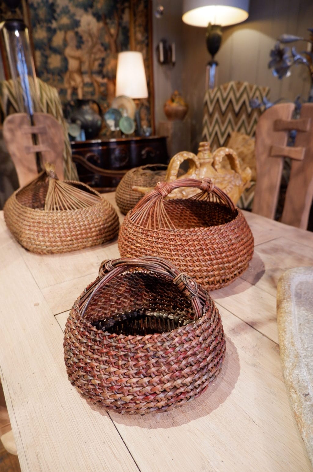 Collection de vanneries contemporaines en osier fin tressé – Image 6