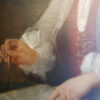 HUILE SUR TOILE ELEGANT PORTRAIT D'ARCHITECTE AU XVIIIE SUR FOND DE CIEL ET TRAVAUX-France – Image 2