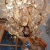 Grand lustre en bronze cabochon et plaques de cristal taillé - France fin XVIIIe – Image 12