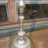 GRAND LAMPADAIRE EN VERRE ARGENTE ET ABAT-JOUR EN METAL CA.1940 – Image 3