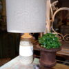 Paire de lampes en grès émaillé beige par Soholm - Danemark ca.1960 – Image 2