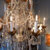 Grand lustre en cristal et perles de verre - Italie ca.1880 – Image 12