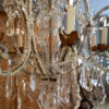 Grand lustre en cristal et perles de verre - Italie ca.1880 – Image 8