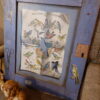 Porte au décor peint en trompe l'oeil ca.1900 – Image 5