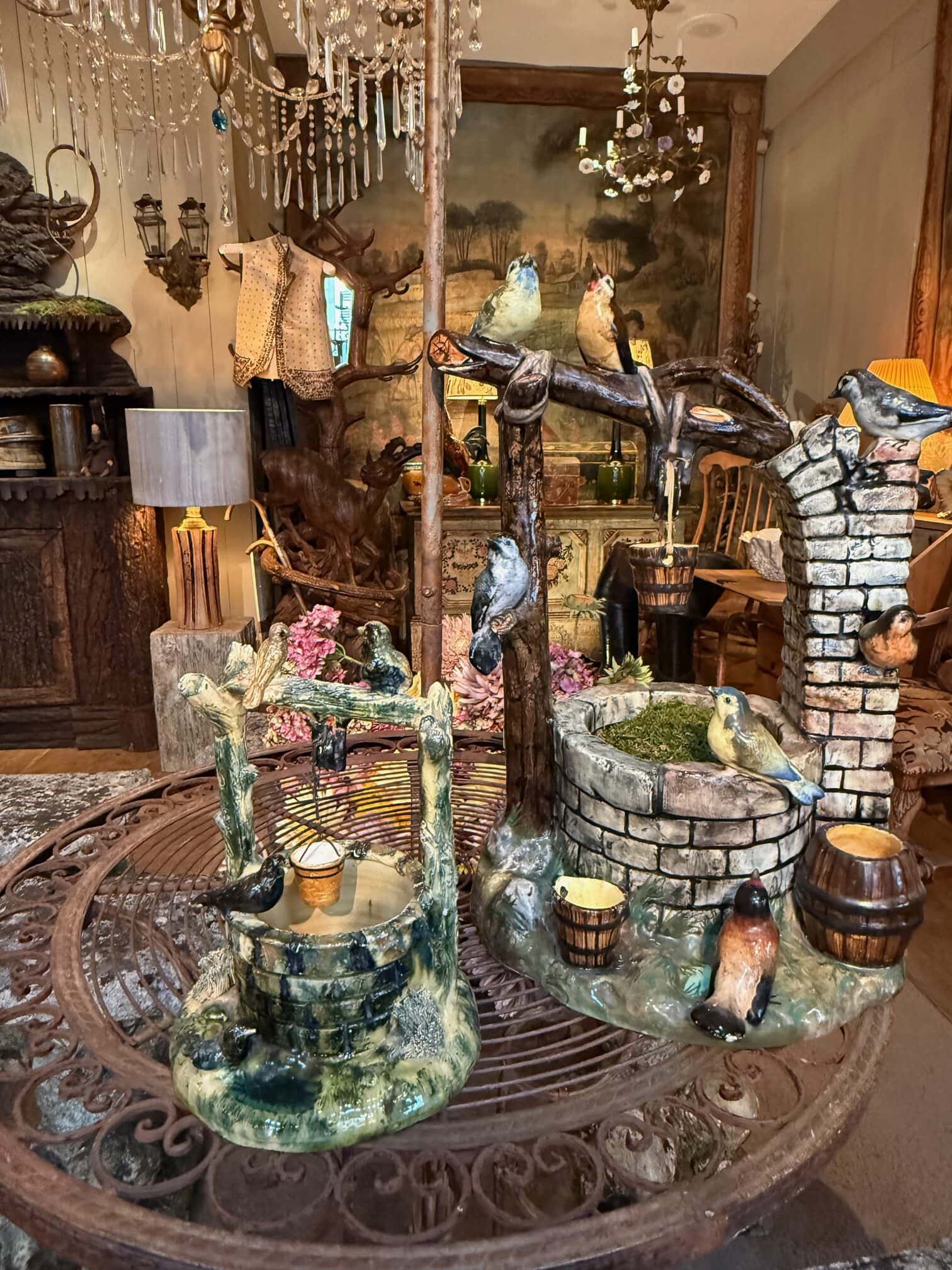 Puits aux oiseaux par Jérome Massier  Vallauris fin XIXe