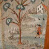 PARAVENT 4 FEUILLES DECOR NAIF PEINT SUR TOILE PERIODE REGENCE – Image 6