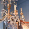 Lustre génois en bois doré et cristal -fin XIXe – Image 6