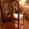 Fauteuil gustavien patine bleu pâle - Suède XIXe – Image 3