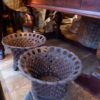 Paire de cache-pots en fonte de fer ajourée - XIXe – Image 11