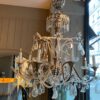 Paire de grands lustres génois, en cristal et verre taillé ca.1850 – Image 7