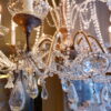 Paire de grands lustres génois, en cristal et verre taillé ca.1850 – Image 13