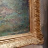 Huile sur toile "Mare dans un clairière au crépuscule" signée Emile Noirot - ca.1897 – Image 6