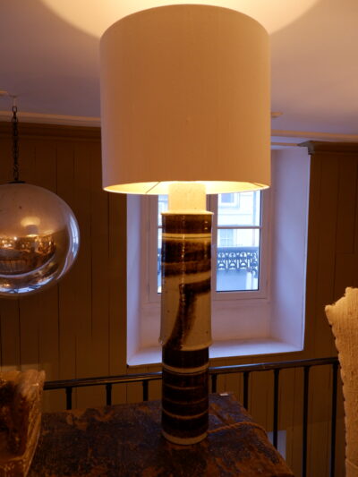 BIG LAMP IN GRES BY INGER PERSSON - DENMARK CA.1960