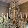 GRAND LUSTRE GENOIS XL BOIS DORE ET CRISTAL TAILLE MILIEU XIXE – Image 3