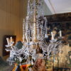 GRAND LUSTRE GENOIS XL BOIS DORE ET CRISTAL TAILLE MILIEU XIXE – Image 4