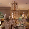GRAND LUSTRE GENOIS XL BOIS DORE ET CRISTAL TAILLE MILIEU XIXE – Image 2