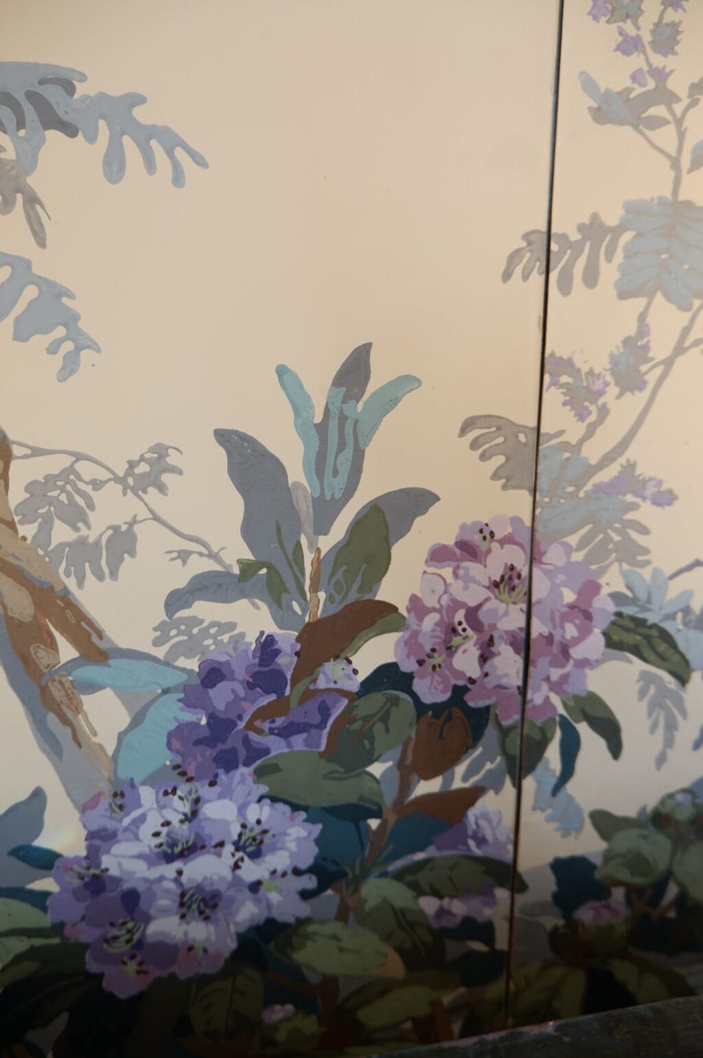 Ensemble de 6 pièces de papier peint anciens, motif Isola Bella d'après ZUBER – Image 5