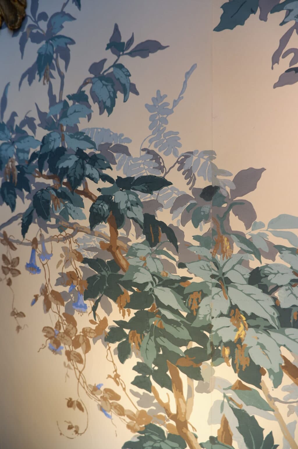Ensemble de 6 pièces de papier peint anciens, motif Isola Bella d'après ZUBER – Image 4