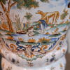 Paire de pots couverts en faience de Moustier - décor polychrome – Image 6