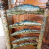 PAIRE de CHAISES PAILLEES DECOR PEINT CA.1800 – Image 2
