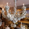 Grand lustre "Feuilles blanches" par Edouard Chevalier – Image 8