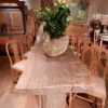 Grande table primitive ou console en orme grisé fin XIXe – Image 6