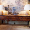 Grande console à tiroirs en chêne Angleterre - période George III – Image 2